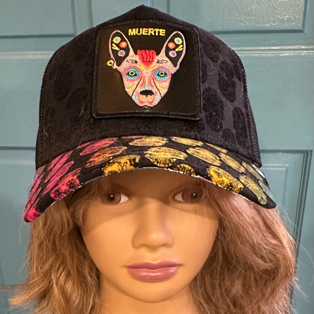 Goorin Bros Multicolor Muerte Skull Dog Cap - Picture 3 of 10